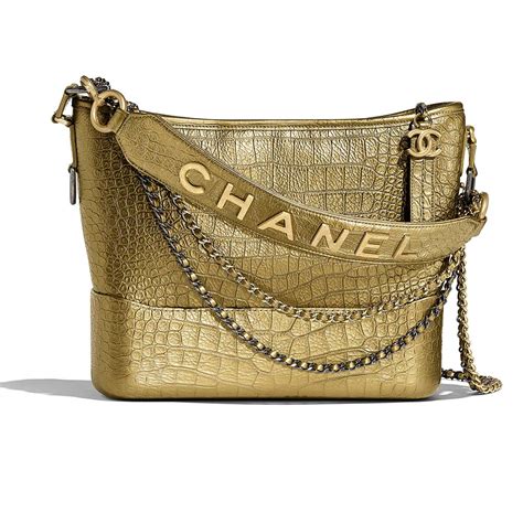 chanel gabrielle large hobo|Large hobo bag, Shearling lambskin & gold.